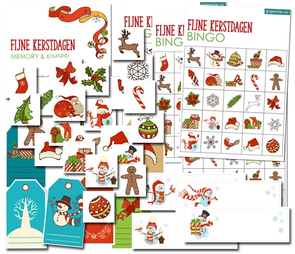 pakket verdwijnen enz 3 kleine kerstspellen - Speurtocht - Escape Room thuis | Grapevine Nederland