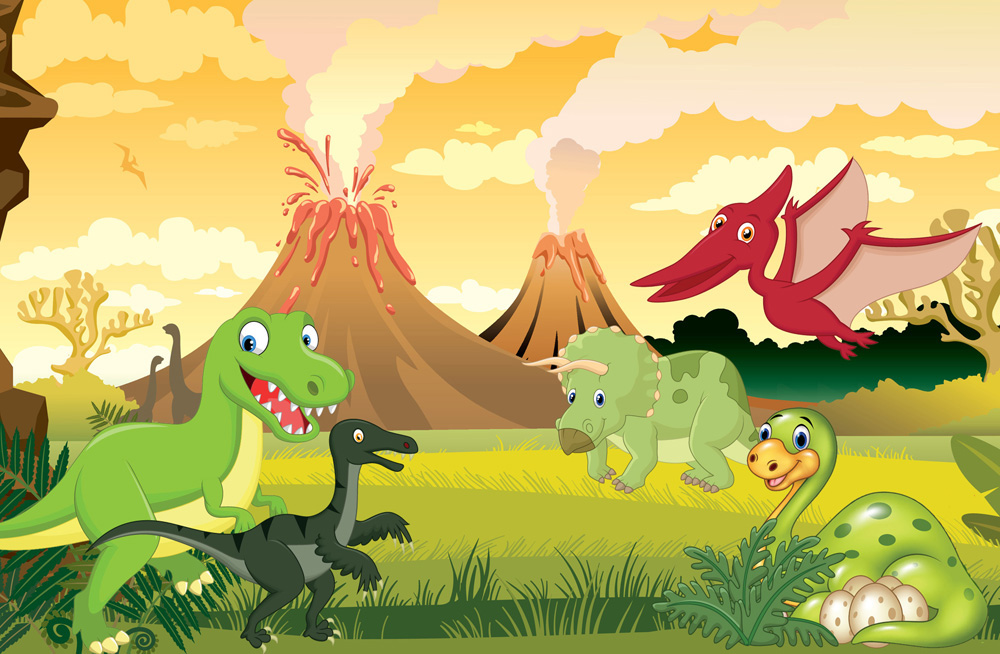 barnebursdag dinosaurer